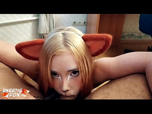 ❤️ Kitsune κατάποση κόκορας και σπέρμα στο στόμα της ️❌ Ανώμαλο πορνό ❌️